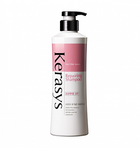 Восстанавливающий шампунь для волос, 400 мл | Kerasys Hair Clinic Repairing Shampoo фото 2