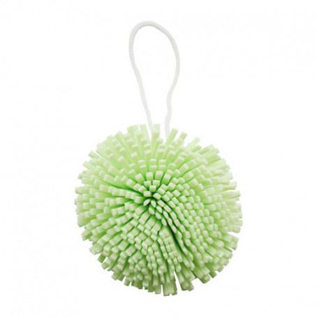 Мочалка-спонж для тела (зеленая), 1 шт | SOLOMEYA Bath Sponge Green фото 1