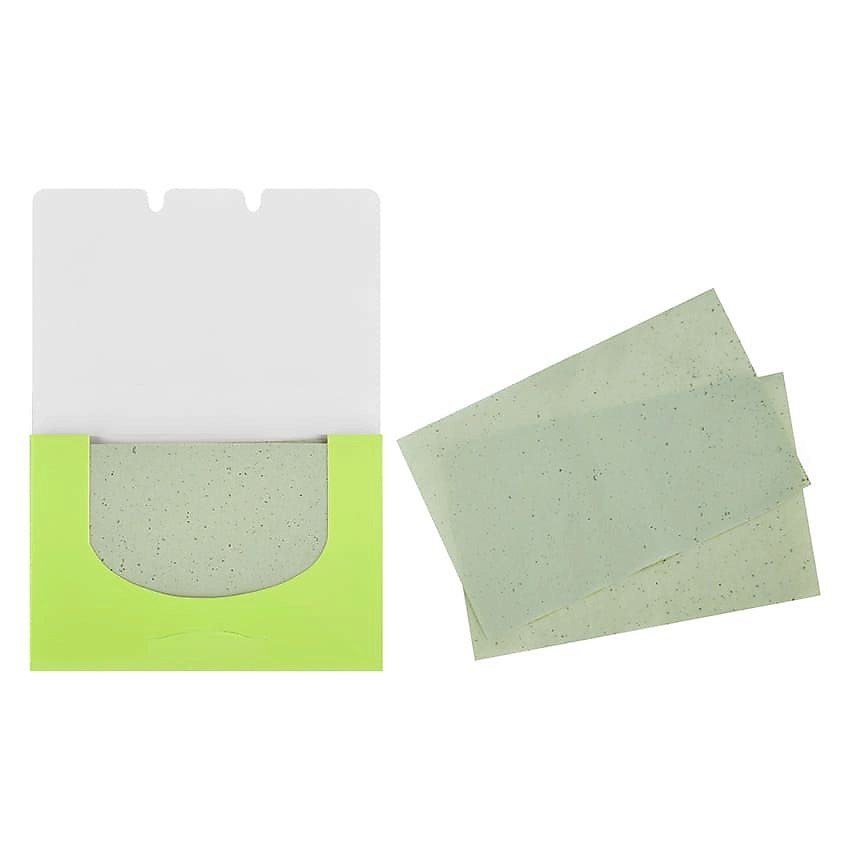 Матирующие салфетки для лица, 80 шт | LIMONI Matte Blotting Papers Green фото 2