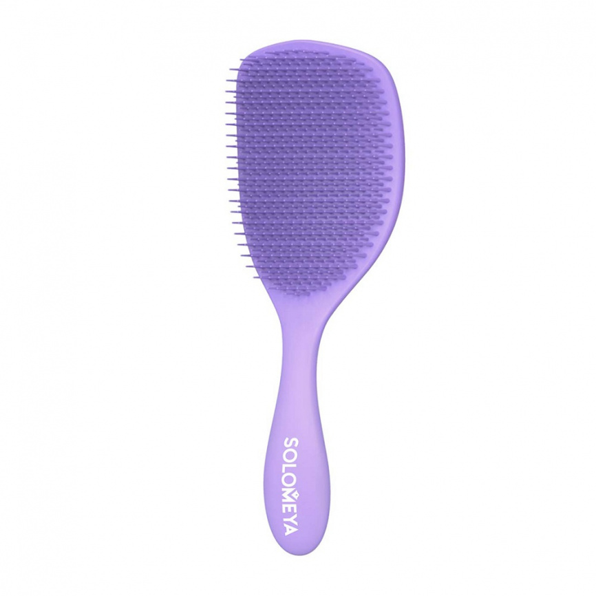 Расческа для волос с ароматом винограда, 1 шт | SOLOMEYA Wet Detangler Brush Cushion Lavender фото 1