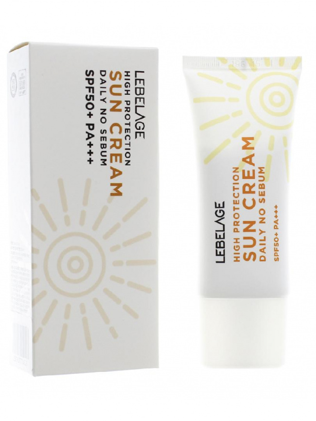 Солнцезащитный себорегулирующий крем, 30 мл | LEBELAGE High Protection Sun Cream Daily No Sebum SPF50+ PA+++ фото 1