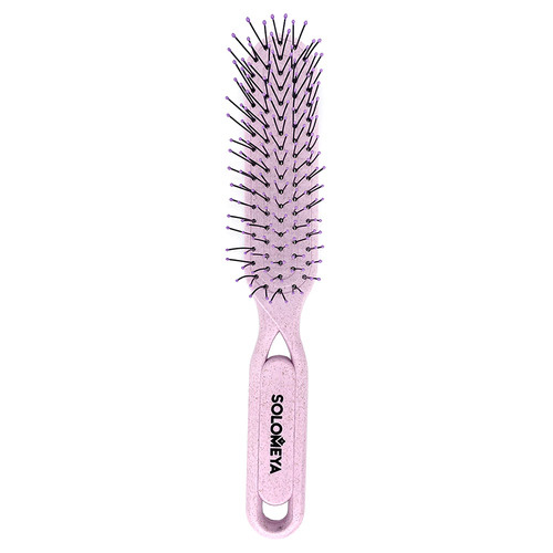 Расческа для распутывания сухих и влажных волос (пастельно-сиреневая), 1 шт | SOLOMEYA Detangler Hairbrush for Wet & Dry Hair Pastel Lilac фото 1