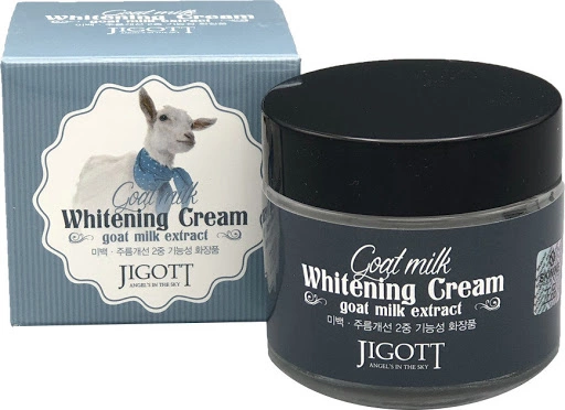 Крем для лица осветляющий с козьим молоком, 70 мл | JIGOTT GOAT MILK Whitening Cream фото 1