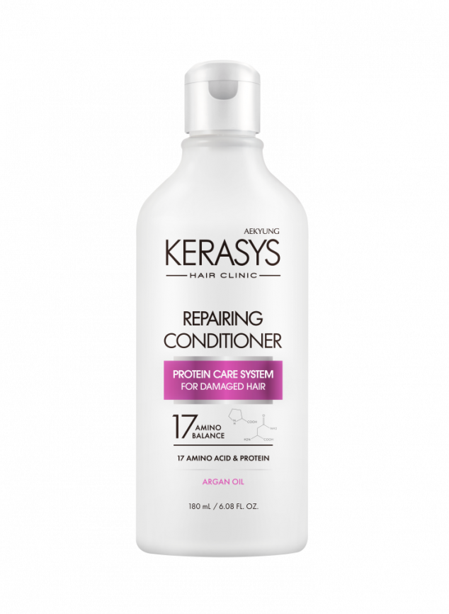 Восстанавливающий кондиционер для волос, 180 мл | Kerasys Hair Clinic Repairing Conditioner фото 1