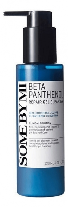 Гель для умывания с бета-пантенолом и пробиотиками, 120 мл | SOME BY MI Beta Panthenol Repair Gel Cleanser фото 1