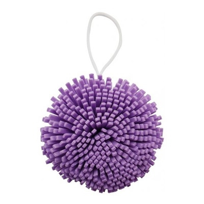 Мочалка-спонж для тела (фиолетовая), 1 шт | SOLOMEYA Bath Sponge Lilac фото 1
