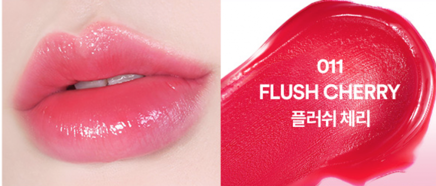 Оттеночный бальзам для губ, 3,5 гр | Tocobo Glass Tinted Lip Balm 011 Flush Cherry фото 2