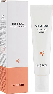 Крем для контроля чистоты и жирности кожи, 50 мл | THE SAEM See & Saw A.C Control Cream фото 1
