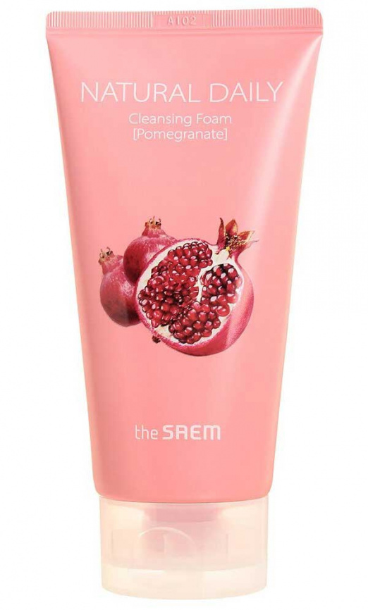 Пенка для умывания с гранатом, 150 мл | The Saem Natural Daily Cleansing Foam Pomegranate фото 1