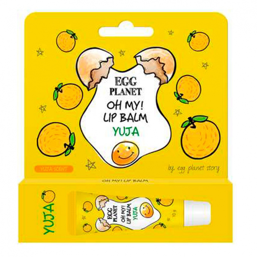 Бальзам для губ юдзу, 10 г | EGG PLANET OH MY LIP BALM YUJA фото 2